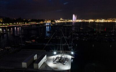 Photos de nuit du bateau zero