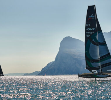 TF35 fleet sets up in Malcesine second half of 2023 season